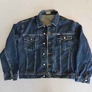 Guess Jeans Denim Jacket 1990s Vintage‎ Made in USA Mens Large